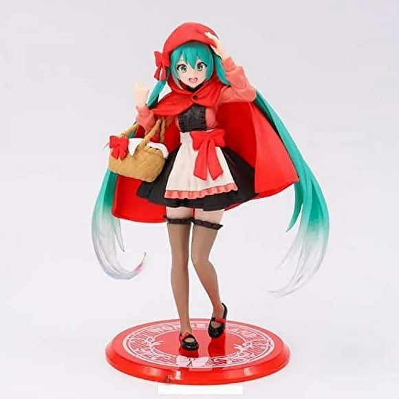 Figure Anime Anime Figure Little Red Riding Hood Miku Figure Girl Cute Wonderland Ornaments Birthday Gift for Kids,a3