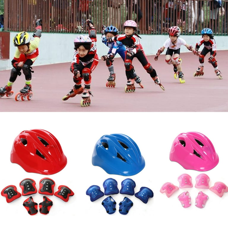 Oxelo Cycling Skating Guards Set of 4: Helmet, wrist, knee and elbow -  Sports Equipment - 1733672938