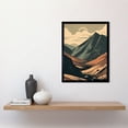 thumbnail image 2 of Follow the Trail to the Top Mountain Landscape Art Print Framed Poster Wall Decor 12x16 inch, 2 of 5