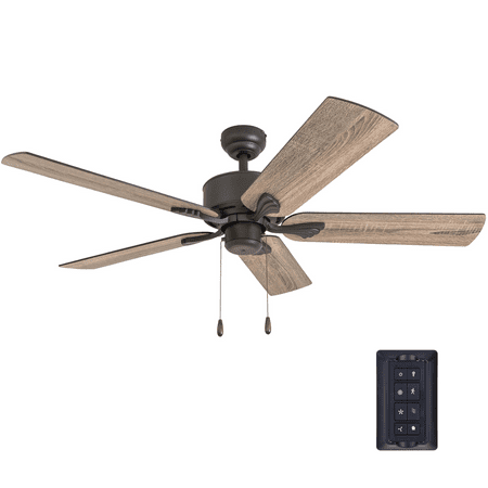 

Prominence Home 52 Bronze Ceiling Fan with 5 Blades Remote & Reverse Airflow