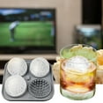 thumbnail image 4 of Ice Cube Mold Golf Ball Spherical Ice Mold Non-stick Flexible Silicone Ice Ball Maker for Home Kitchen Bar, 4 of 7