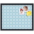 thumbnail image 2 of PinPix 20x16 Custom Cork Bulletin Board Bule Polka Dot Poster Board Has a Fabric Style Canvas Finish, Framed in Bule Polka Dot, by ArtToFrames (PinPix-341), 2 of 6