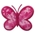 thumbnail image 3 of Lily Camouflage Crack Print Fabric Iron on Butterfly in Blue Pink Purple Green, 3 of 7