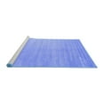 thumbnail image 2 of Ahgly Company Machine Washable Indoor Rectangle Abstract Blue Contemporary Area Rugs, 8' x 12', 2 of 4