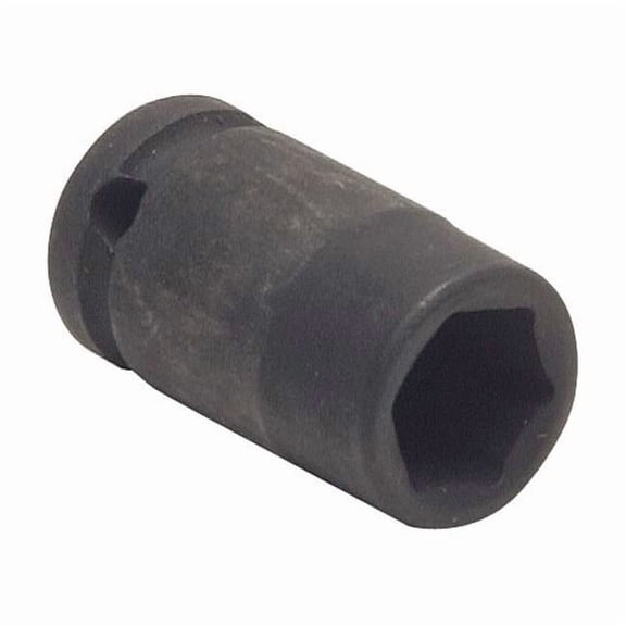 Westward WESTWARD 1/4 in Drive Impact Socket, Standard, Black Oxide,5 mm 4LYA1