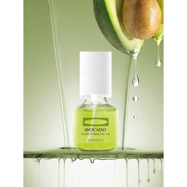 Desmaquillante facial con aceite de oliva y aguacate. Limpia la piel, los ojos y todo el rostro. 30 ml. Elimina el maquillaje.