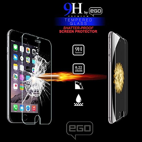 Ego Premium Tempered Glass Screen Protector For Apple Iphone 6 Plus Iphone 6s Plus Larger 5 5 Size Phones With Magpul Industries Field Limited Edition Or Bump Cases Mag485 Styles Walmart Com