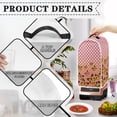 thumbnail image 4 of HELLHERO Polka Dots Butterfly Pattern Protective Case for Kitchen Use Foldable Proof Stain Kitchen Blender Dust Cover, 4 of 6