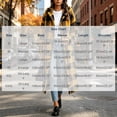 thumbnail image 3 of Edvintorg Womens Jackets Casual Plus Size Plaid Fleece Long Coat Long Sleeve Zip up Loose Hooded Outerwear Womens Clothes Yellow S-3XL, 3 of 7