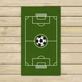 thumbnail image 1 of ABPHQTO Toallas de campo de fútbol, ​​campo de fútbol Toallas de baño de playa Toalla de ducha corporal para el baño Envoltura de baño para uso en el hogar, al aire libre y viajes Tamaño 40x70 cm, 1 of 1