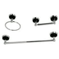 thumbnail image 2 of Kingston Brass BAK911248BB Water Onyx 3-Piece Bathroom Accessory Set, Brushed Brass, 2 of 5