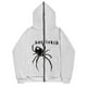 thumbnail image 4 of Sudadera de araña Y2K oscura europea y americana para hombres y mujeres, sudaderas con capucha góticas para parejas, sudadera de Cremallera larga de gran tamaño Harajuku, 4 of 5