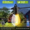 thumbnail image 3 of PMS Outdoor 46' Solar with USB-C Charging Waterproof LED String Light (16 Pack), 3 of 9