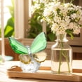 thumbnail image 2 of Naiovety Estatuilla decorativa de cristal de mariposa premium para decoraciones exquisitas, amplia opción de regalo de aplicación Decoración del hogar Verde amarillo, 2 of 6