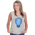 thumbnail image 4 of Shine a Light on Autism Bulb Symbol Plus Size Graphic Tank Top Brisco Brands 2X, 4 of 5