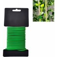 thumbnail image 1 of Eslabón multiusos 3mmX10m Eslabón de estaca para plantas y arbustos - Alambre de acero rodeado de caucho para Jardín Jardinería Plantas Verduras, 1 of 5