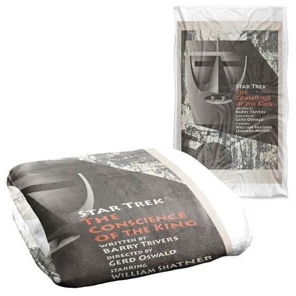 Star Trek Original Series Episode 13 Silky Touch Super Soft Throw Blanket 36" x 58"