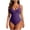 Purple, variant on Chest Solid Backless Steel With And Women Color No Fashion Summer Cushion Support Strap Bikinis Swimsuit