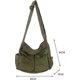 thumbnail image 5 of 2025 Latest Model Canvas Messenger Bag Large Hobo Crossbody Bag with Multiple, 5 of 5