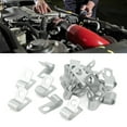 thumbnail image 1 of Brake Clip Set, 20 Pcs Brake Fuel Line Clip  Metal Fuel Hose Wrap Clamp Set  Tightly Fixed Universal Fit for Most Vehicles, 1 of 8
