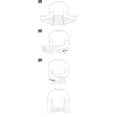 thumbnail image 5 of Actimove Lumbar Sacral Support 8in White Small (27-1/2" ‚Äì 31-1/2"), 5 of 8