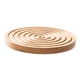thumbnail image 2 of Posavasos redondo de madera para bebidas, aislante, para decoración del hogar y cocina. 1 pieza, 2 of 9
