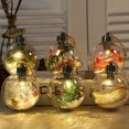 thumbnail image 4 of Bola LED navideña transparente, adorno colgante para árbol de Navidad, decoración, bombilla colgante, regalos para fiestas navideñas, 4 of 5