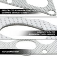 thumbnail image 2 of DNA Motoring GKTSET-AI94GSR-41 For 1994 to 2001 Acura Integra GSR / Honda Civic Si / Del Sol 1.6L Aluminum Exhaust Manifold Header Gasket Set 96 97 98 99 00, 2 of 5
