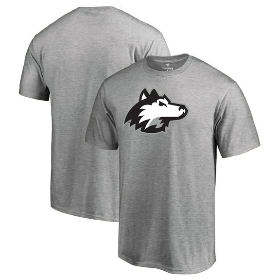 Men's Ash Northern Illinois Huskies Primary Team Logo T-Shirt