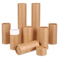 thumbnail image 1 of COMPUKAS 10Pcs Kraft Paper Rolls Essential Oil Bottles Packaging Beige Storage, 1 of 8