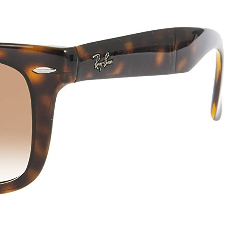 Ray-Ban Folding Light Havana Plastic Frame Brown Gradient Lens