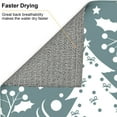 thumbnail image 6 of YFYANG Absorbent Dish Drying Mat for Kitchen, Reusable Christmas Tree Snowflake Texture Microfiber Dish Mat, 16 x 18 inch, 6 of 9