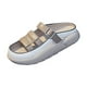 thumbnail image 1 of Sandalias de Mujer a La Moda, Zapatos Planos Impermeables Ligeros, Zapatos Planos para Niñas Y Mujeres, Suela de Goma, Sandalias de Playa para Piscina Caqui, 1 of 8