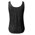thumbnail image 5 of GPOECD Womens Summer Tank Tops Beaded Neck Sleeveless Blouse with Sparkly Design for Evening Wear Womens Camisole Black,XXL, 5 of 6