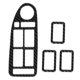 thumbnail image 1 of 4Pcs/Set Window Lift Button Cover Decorative Trim Sticker Fit for 5‑Series E39 1996‑2003 Carbon Fiber, 1 of 4