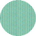 thumbnail image 1 of Ahgly Tapis Rond Lavable en Machine Intérieur Transitionnel Vert Menthe, 6 Pieds Rond, 1 of 7