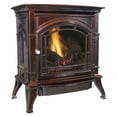 thumbnail image 3 of 31,000 BTU Vent Free Natural Gas Stove Black Enameled Porcelain Cast Iron, 3 of 6