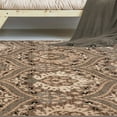 thumbnail image 5 of BNM Vintage Floral Damask Indoor Area Rug, 4' x 6', Light Blue, 5 of 10