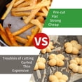 thumbnail image 4 of Air Fryer Parchment Paper 6 Inch Perforated Sheet Non-Stick Liner for Meats, Chips or Cookies - 100 Count, 4 of 7