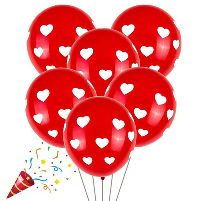 QIPOPIQ Ballons Épaissis 12 Pouces Ballon Rond en Latex Décoration de Fête de Mariage