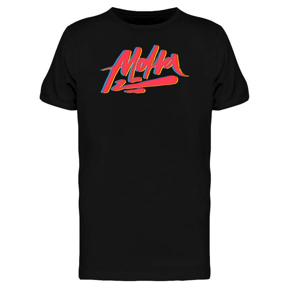 Summer Aloha Calligraphy Tee Men's -Image by Shutterstock