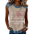 thumbnail image 3 of Hearthz 1776-2026 250th Anniversary USA Shirt Raglan Sleeveless Workout Tank Tops Woman We the People 4th of July Vest American Flag 250th Anniversary USA Shirt Women, 3 of 7
