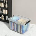 thumbnail image 6 of Tyminin 50L Stackable Storage Bin with Lid, Plastic Container with Heavy Duty Latches to Organize, Clear, 4-Pack, 6 of 6
