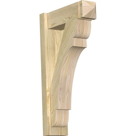 

6 W x 18 D x 30 H Olympic Rough Sawn Arts and Crafts Outlooker Douglas Fir