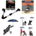 thumbnail image 3 of Soporte Universal Plegable para Barra de Paraguas para Bicicleta - Soporte para Paraguas para Silla de Ruedas Conector de manija para Abrazadera Soporte para Paraguas Ajustable para Silla de Paseo, 3 of 8