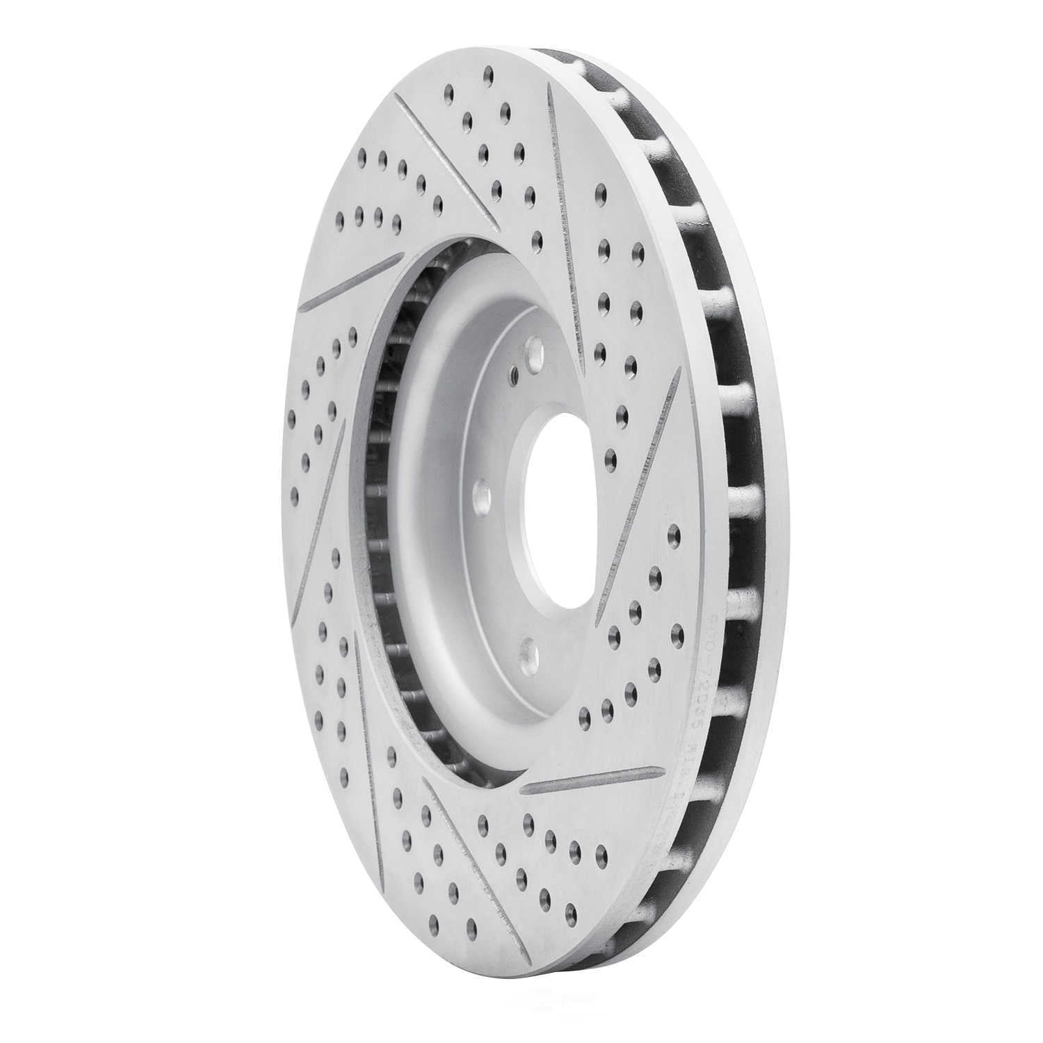 Dynamic Friction Company 830-72035L DFC Geoperformance Rotor - Drilled and Slotted