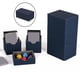 thumbnail image 3 of Caja de almacenamiento de tarjetas comerciales Hugo multifunción 3 cajones fútbol Baloncesto Hockey Azul, 3 of 10