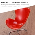 thumbnail image 3 of FRCOLOR 2pcs Mini Chair for Doll House Layout Small Furniture Decor Model Ornament, 3 of 9