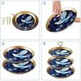 thumbnail image 4 of Peace Dove Plastic Discs Iron Pillars Dessert Table Stand Holder 32cm Height Plates 21cm 24cm 27cm, 4 of 6