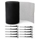 thumbnail image 1 of Outdoor Roof Garden Balcony Gutter Drenaje Protector Guard Reduce El tapón de desbordamiento Tapón de malla Cubierta de malla Filtro de filtro Neto 15CMX6M seitruly HA010709-01, 1 of 6